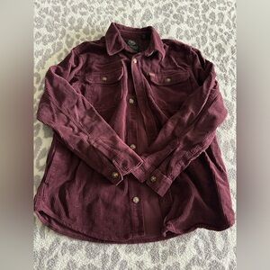 mens corduroy burgundy jacket